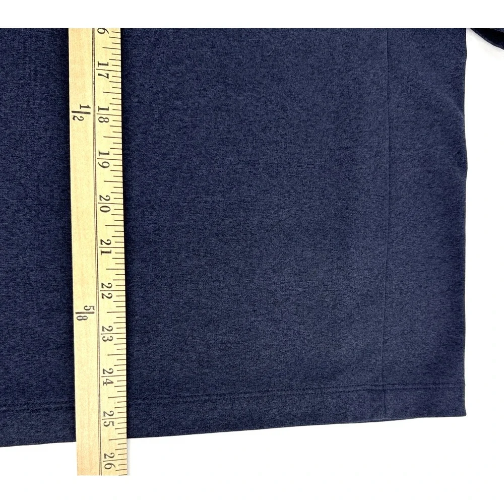 The‎ North Face 1/4 Zip Jacket Men M Blue Fleece Lined Outdoor Pullover